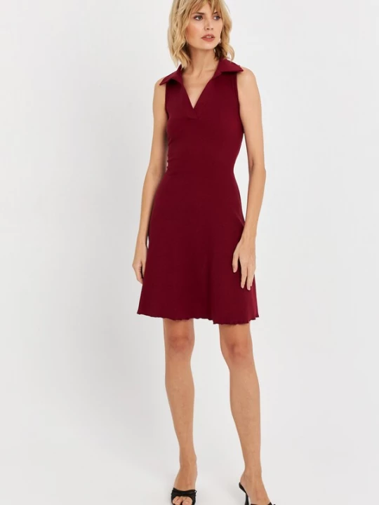Foto van product Cool & Sexy Jurk bourgogne