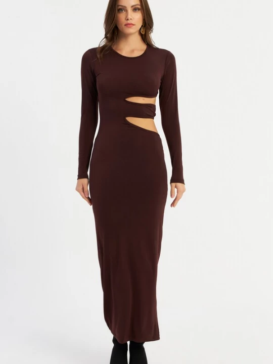 Foto van product Cool & Sexy Jurk donkerbruin