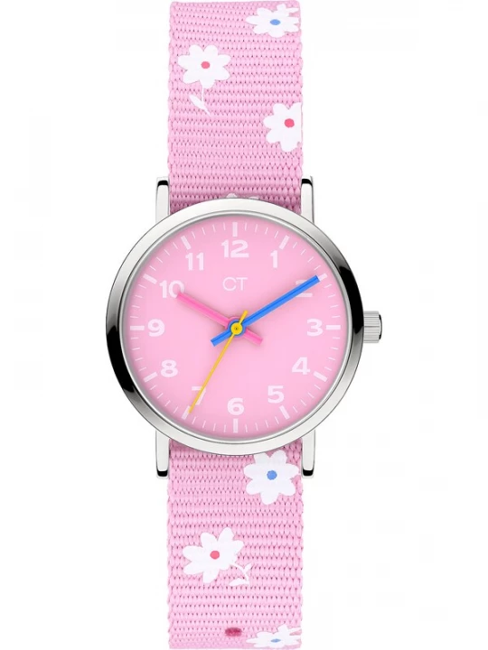 Foto van product Cool Time Horloge blauw / pink / rosa / wit
