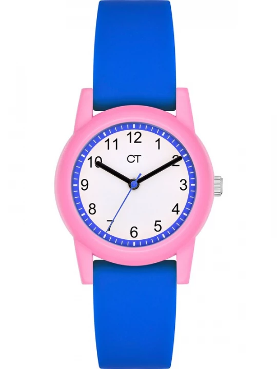 Foto van product Cool Time Horloge indigo / lichtroze / wit