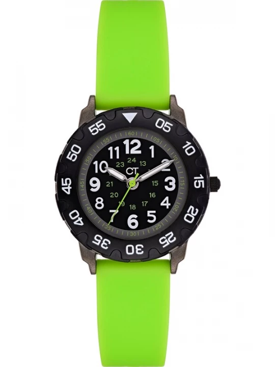 Foto van product Cool Time Horloge neongroen / zwart / wit