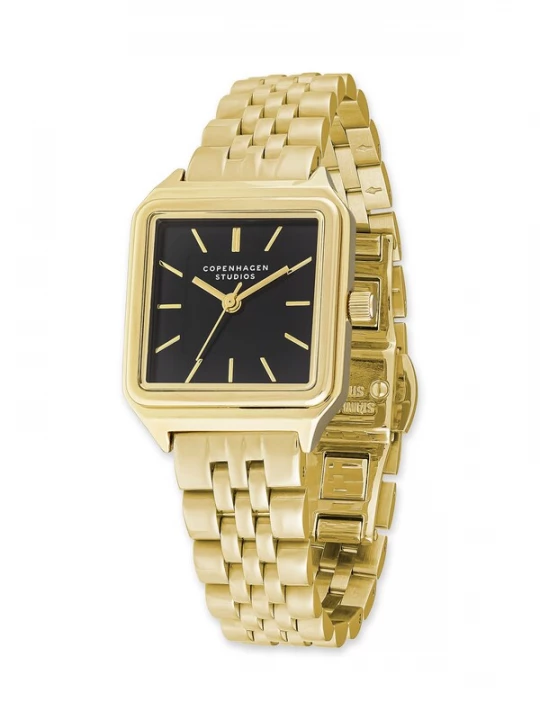 Foto van product Copenhagen Studios Analoog horloge goud / zwart