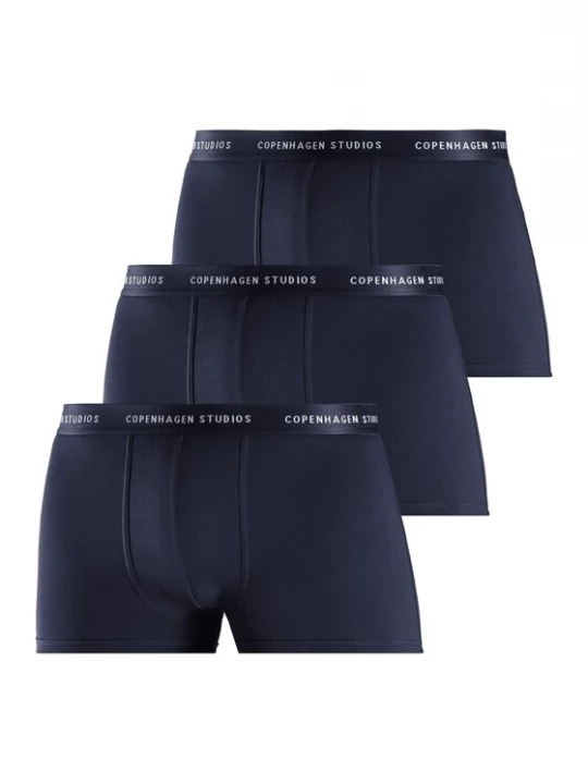 Foto van product Copenhagen Studios Boxershorts navy / wit