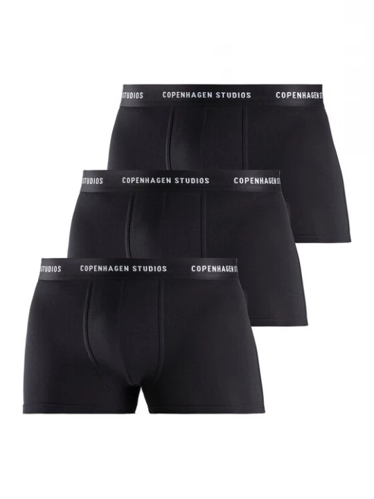 Foto van product Copenhagen Studios Boxershorts zwart / wit