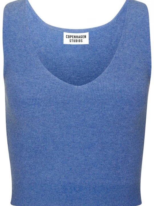 Foto van product Copenhagen Studios Gebreide top blauw