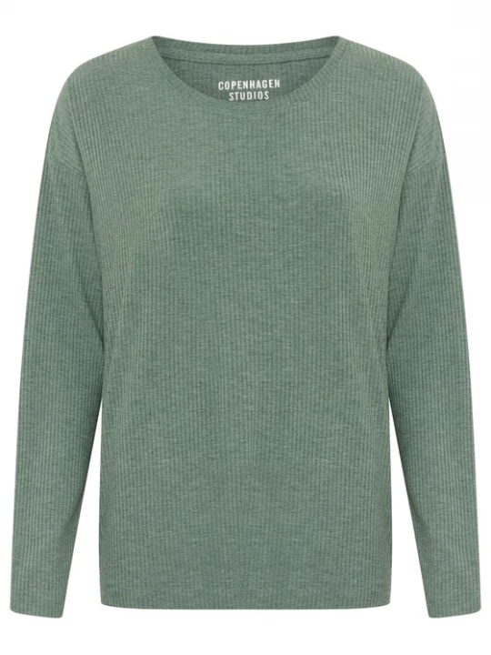 Foto van product Copenhagen Studios Shirt olijfgroen
