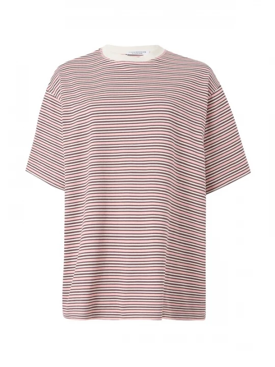 Foto van product Copenhagen Studios Shirt rosa / wijnrood / wit