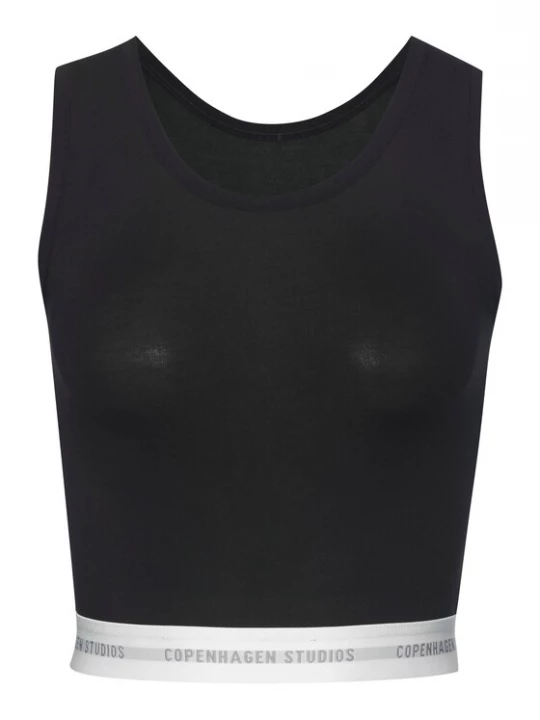 Foto van product Copenhagen Studios Sporttop zwart / wit
