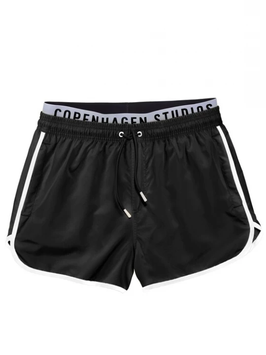 Foto van product Copenhagen Studios Zwemshorts grijs / zwart / wit