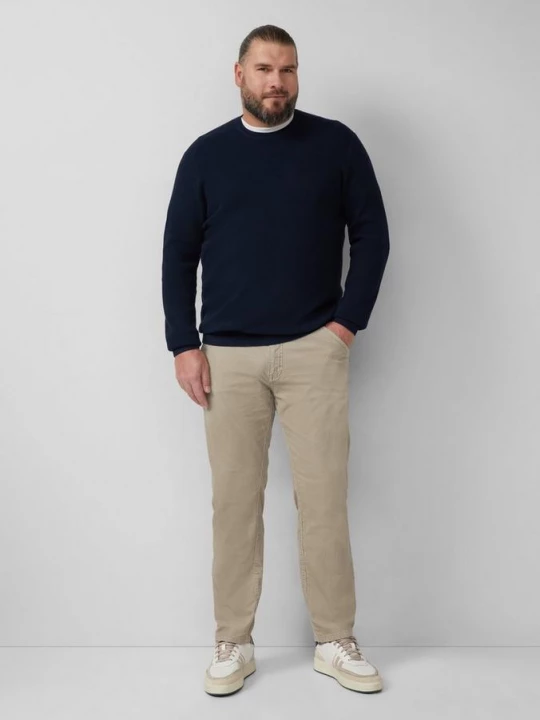 Foto van product Corduroy broek Casby / Relaxed Fit / Mid Rise / Straight Fit s.Oliver beżowy
