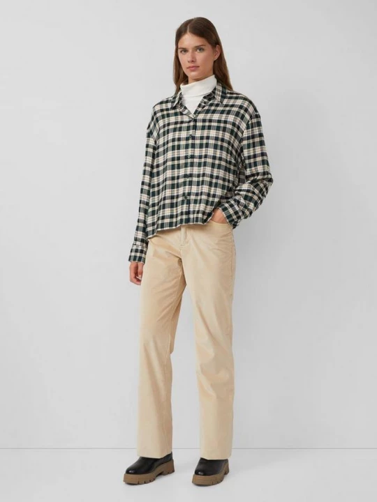Foto van product Corduroy broek / Regular Fit / Mid Rise / Rechte pijp s.Oliver beżowy