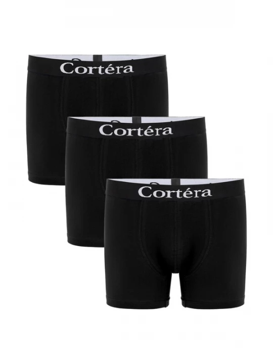 Foto van product Cortera Boxershorts 'Jules' zwart / wit