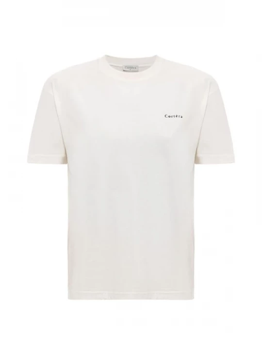 Foto van product Cortera Shirt 'Joelle' donkerbeige / zwart / offwhite