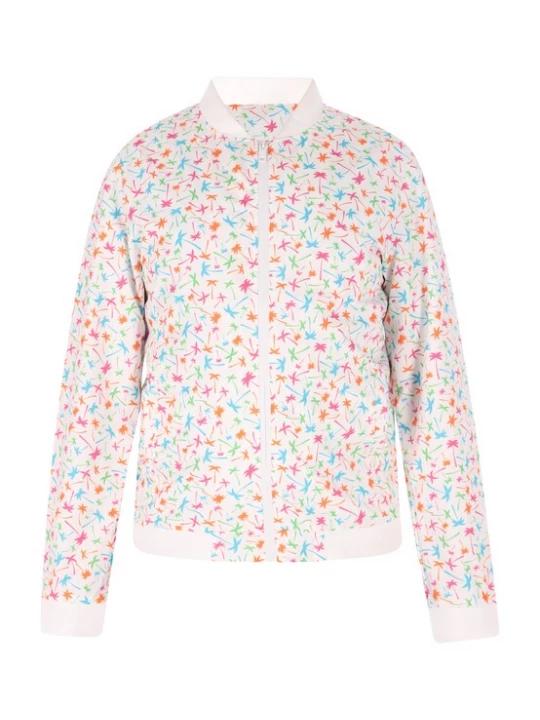 Foto van product COSIMON Tussenjas azuur / groen / pink / wit