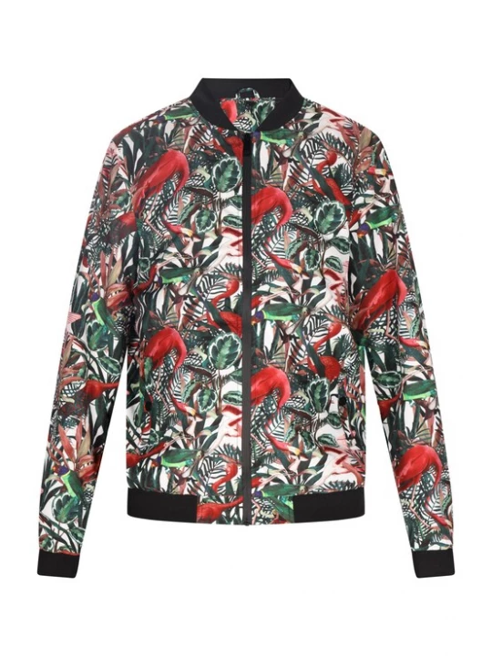 Foto van product Mo ATHLSR Tussenjas groen / rood / zwart / wit