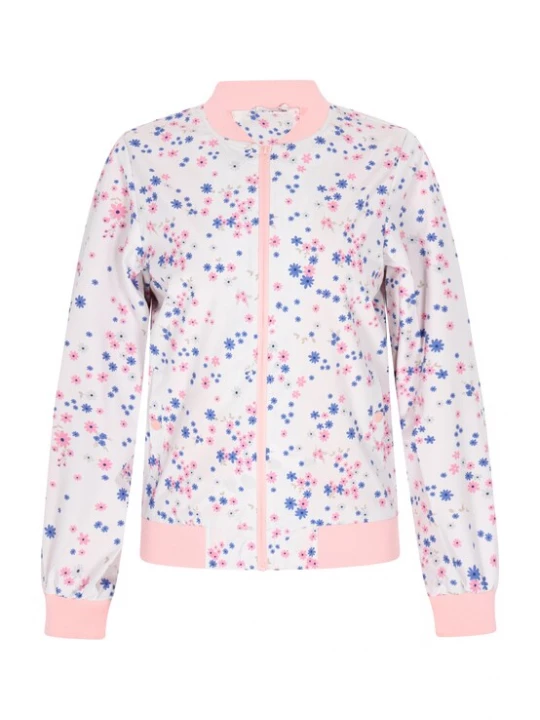 Foto van product Sidona Tussenjas blauw / lichtroze / wit
