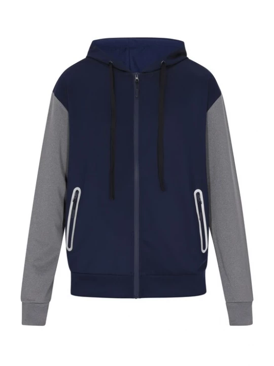 Foto van product hoona Tussenjas 'MO' marine / grijs / wit