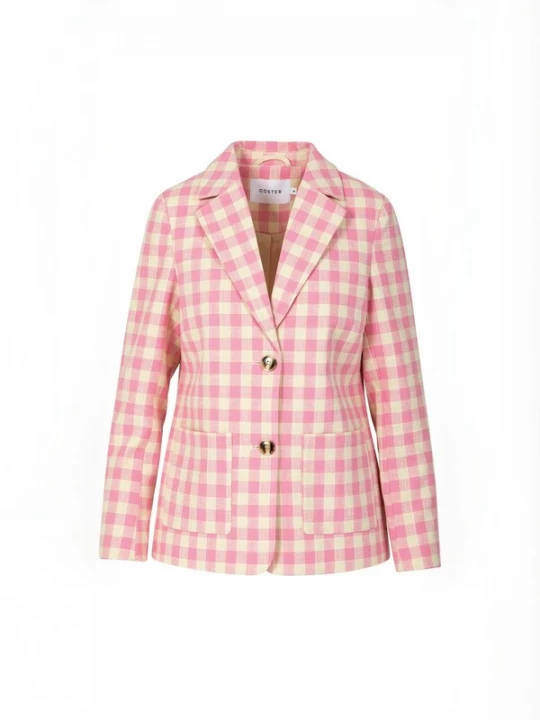 Foto van product Coster Copenhagen Blazers ' Checkred ' pink