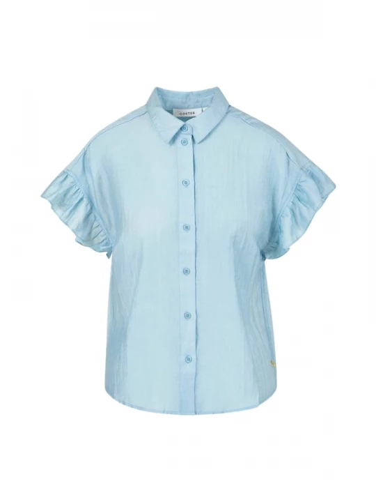 Foto van product Coster Copenhagen Blouse lichtblauw