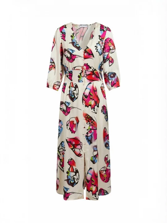 Foto van product Coster Copenhagen Jurk ' Dress ' gemengde kleuren