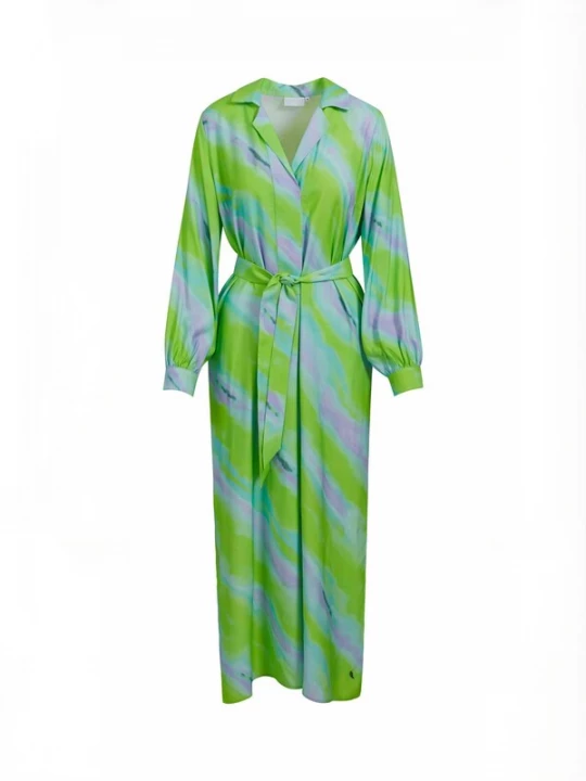 Foto van product Coster Copenhagen Jurk ' Long ' groen
