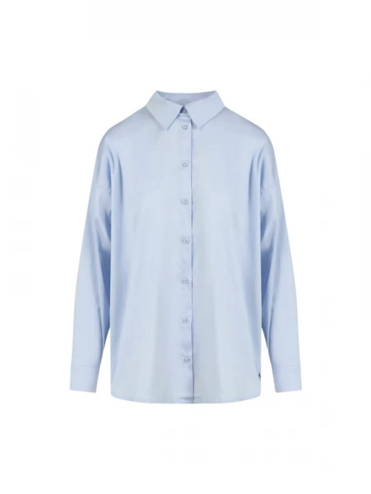 Foto van product Coster Copenhagen Shirt ' Boxy ' blauw