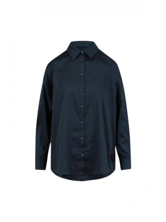 Foto van product Coster Copenhagen Shirt ' Boxy ' donkerblauw