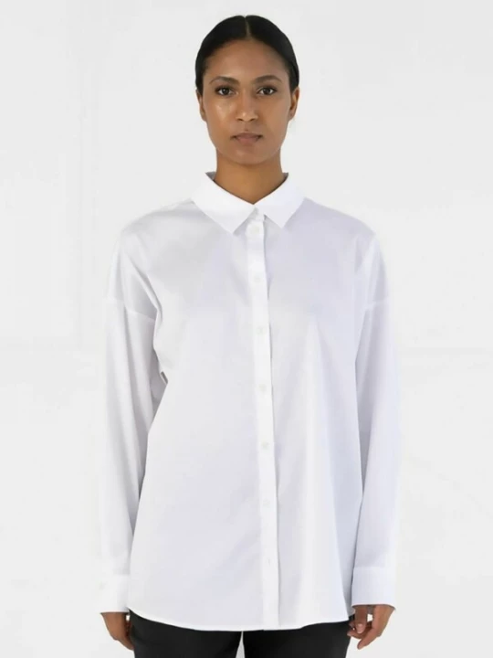 Foto van product Coster Copenhagen Shirt ' Boxy ' wit