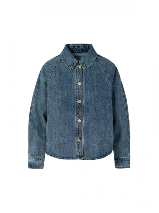 Foto van product Coster Copenhagen Shirt ' Denim ' lichtblauw