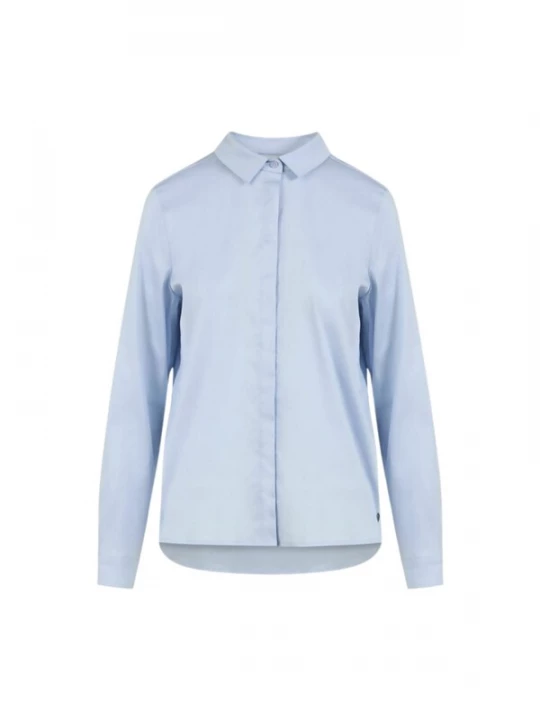 Foto van product Coster Copenhagen Shirt ' Fitted ' blauw