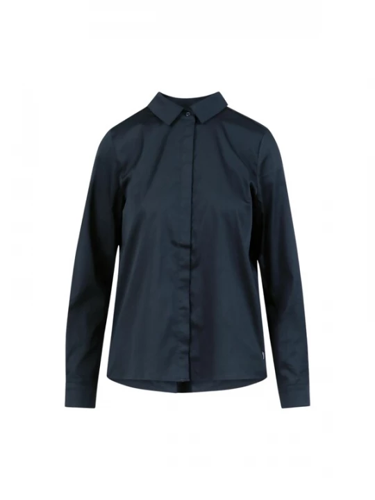 Foto van product Coster Copenhagen Shirt ' Fitted ' donkerblauw