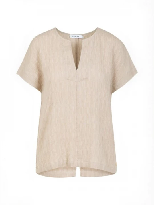 Foto van product Coster Copenhagen Shirt ' Structure ' sand