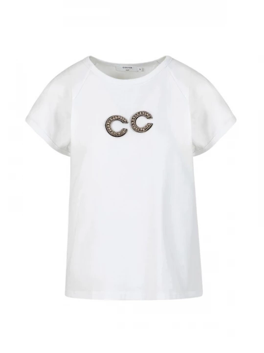 Foto van product Coster Copenhagen Top ' Bead ' wit