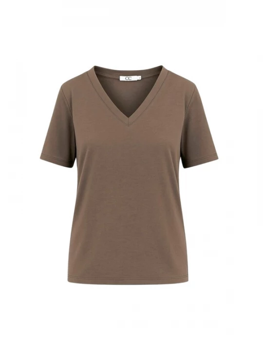 Foto van product Coster Copenhagen Top ' CC ' aardetinten