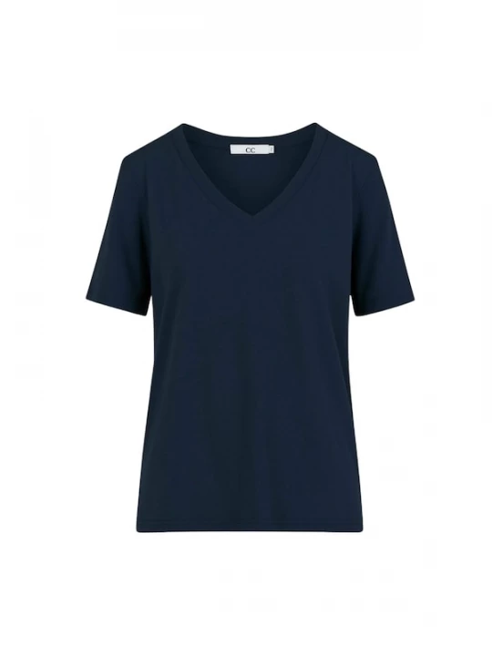 Foto van product Coster Copenhagen Top ' CC ' nachtblauw