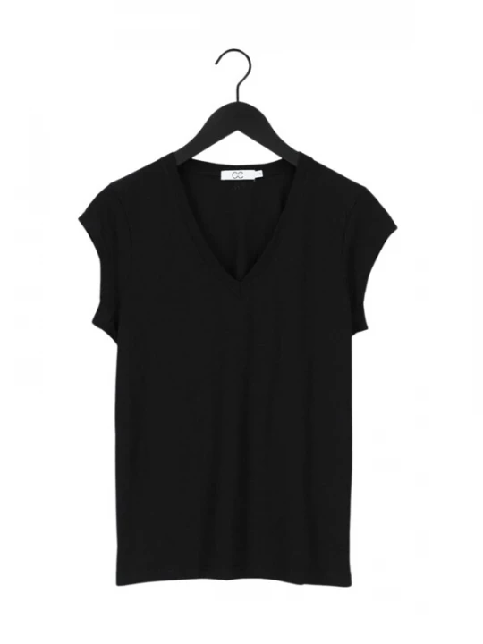 Foto van product Coster Copenhagen Top ' CC ' zwart