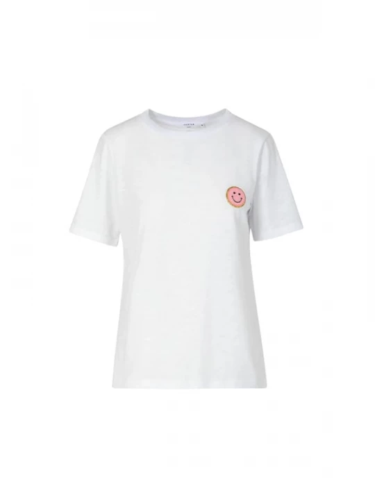 Foto van product Coster Copenhagen Top ' SMILE ' wit