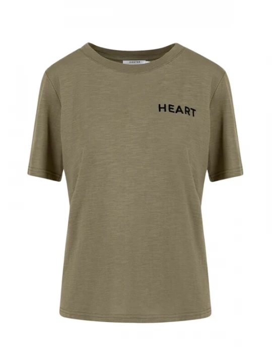 Foto van product Coster Copenhagen Top ' Tee ' kaki