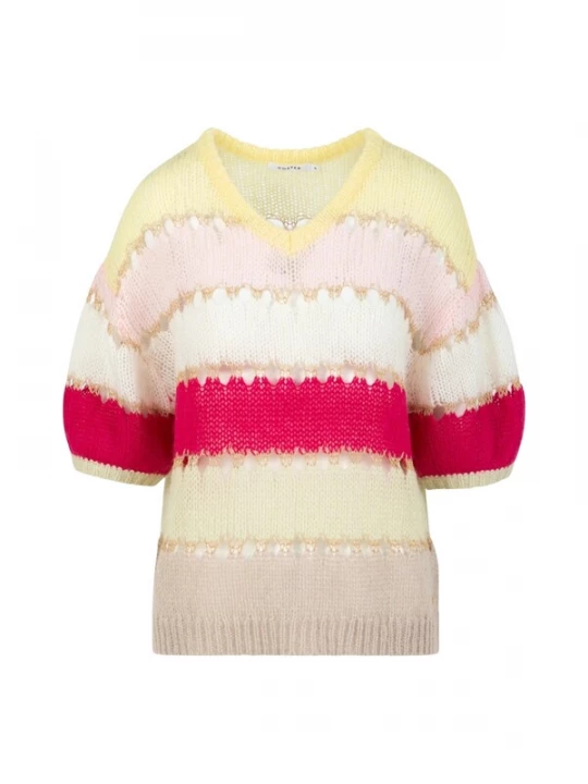 Foto van product Coster Copenhagen Trui ' Colorblock ' gemengde kleuren