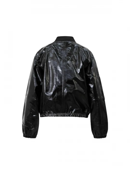 Foto van product Coster Copenhagen Tussenjas ' Leather ' donkerbruin