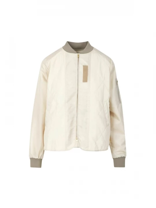 Foto van product Coster Copenhagen Tussenjas ' Quilted ' parelwit