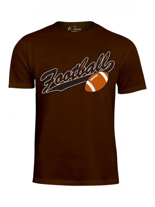 Foto van product Cotton Prime Shirt 'American Football ' bruin / zwart