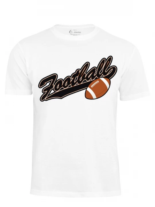 Foto van product Cotton Prime Shirt 'American Football' lichtbruin / zwart / wit