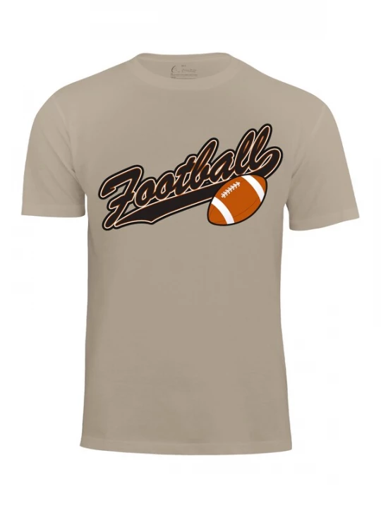 Foto van product Cotton Prime Shirt 'American Football' sand / oranje / zwart / wit