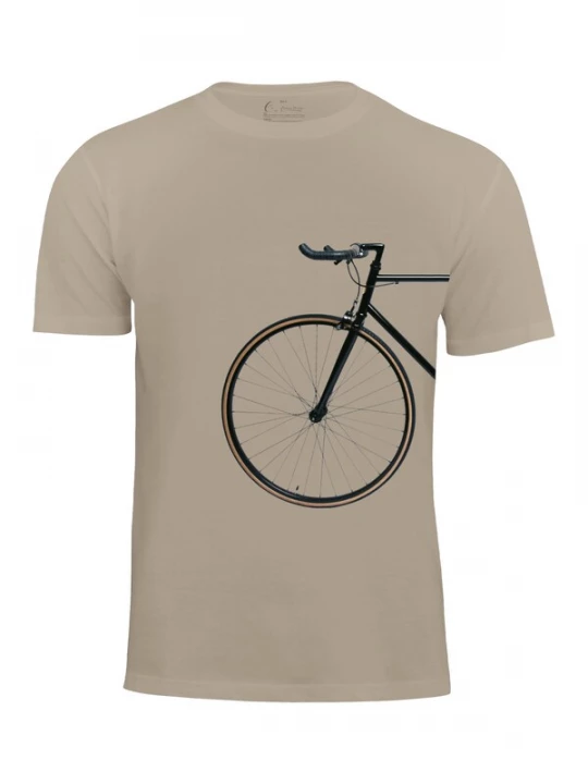 Foto van product Cotton Prime Shirt 'Bike Lover' beige / zwart