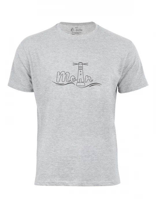 Foto van product Cotton Prime Shirt 'Moin' grijs gemêleerd / zwart