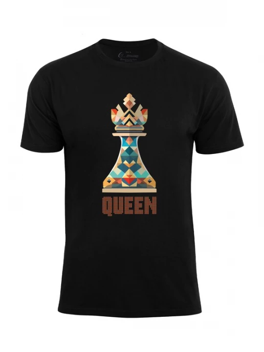 Foto van product Cotton Prime Shirt 'Queen' beige / bruin / rood / zwart
