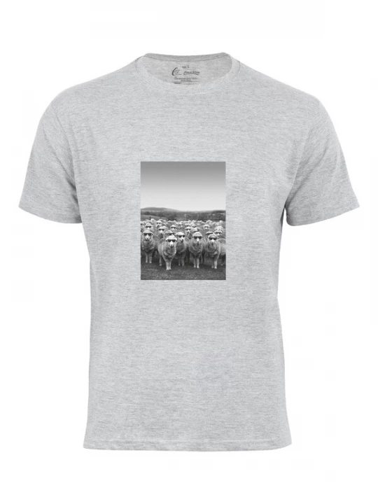 Foto van product Cotton Prime Shirt stone grey / zwart