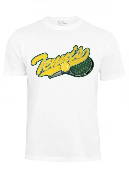 Foto van product Cotton Prime Shirt 'Tennis' geel / grijs / spar / wit
