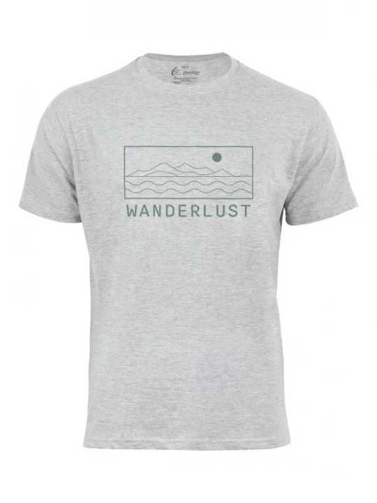 Foto van product Cotton Prime Shirt 'Wanderlust' stone grey / spar